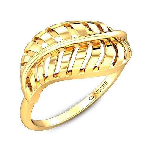 Buy Candere By Kalyan Jewellers 18k (750) Yellow Gold Ring for Women at