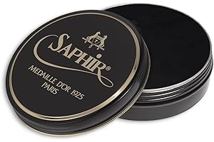 SAPHIR Medaille d’Or Pate De Luxe - Natural Wax Shoe Polish for Leather Shining