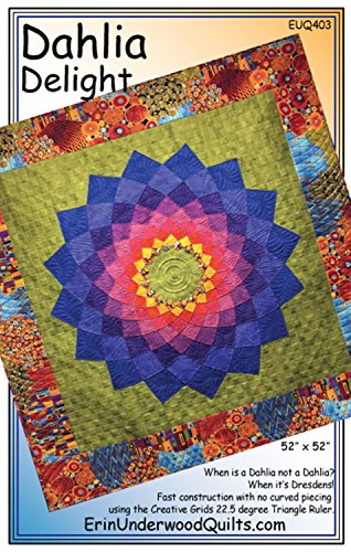 Dahlia Delight Quilt Pattern by Erin Underwood Quilts (EUQ403)