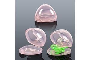 Xthuge Pacifier Box,Pacifier Case,Pacifier Holder Case,Pacifier Clip,Pacifier Container for Travel,BPA Free,Pacifier Accessories 3 Pack （Light Pink）