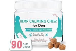 Tekola Hemp Calming Chews for Dogs - Dog Calming Treats - Anxiety Relief Treats - Dog Calming Chews