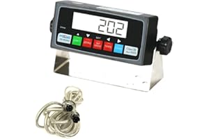 SELLETON.COM ACCURATE SCALES WITH BETTER PRICING SellEton Ps-IN202 Ntep Legal for Trade LCD Indicator with Rs-232 Port/and 15' Cable for Floor Scale (Compatible with Any Floor Scale)