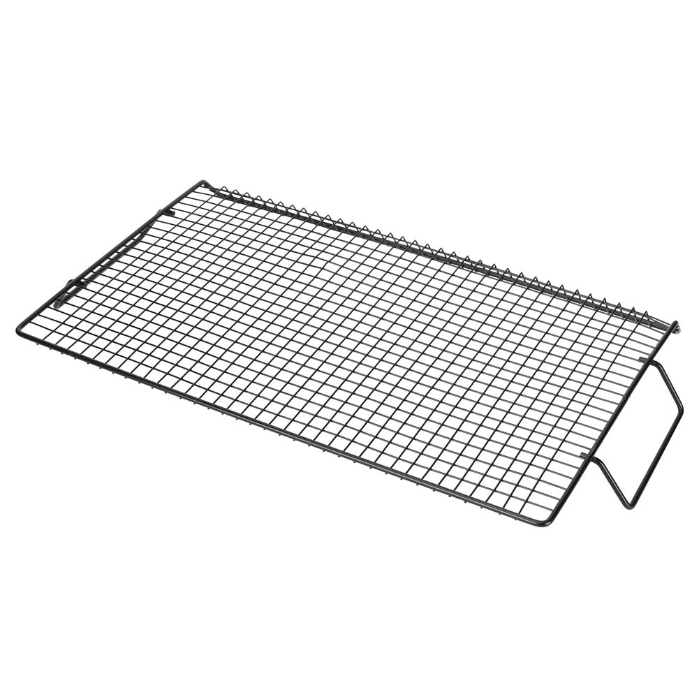 TOPINCN BBQ Grill Mesh Mat, Portable with Handle Iron Barbecue Grid Non-Stick Barbecue Rack Net for Outdoor BBQ Party Camping