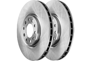 AUTO SHACK AutoShack Front Brake Rotors Pair of 2 Driver and Passenger Side Replacement for 2014-2018 2019 2020 2021 2022 2023 Jeep Cherokee 2015-2017 Chrysler 200 2.0L 2.4L 3.2L 3.6L V6 4WD AWD FWD R881770PR