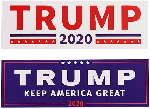 Greework Trump Aufkleber Sticker 2 Stuck Im Set Grosse 23x8cm Amazon De Auto