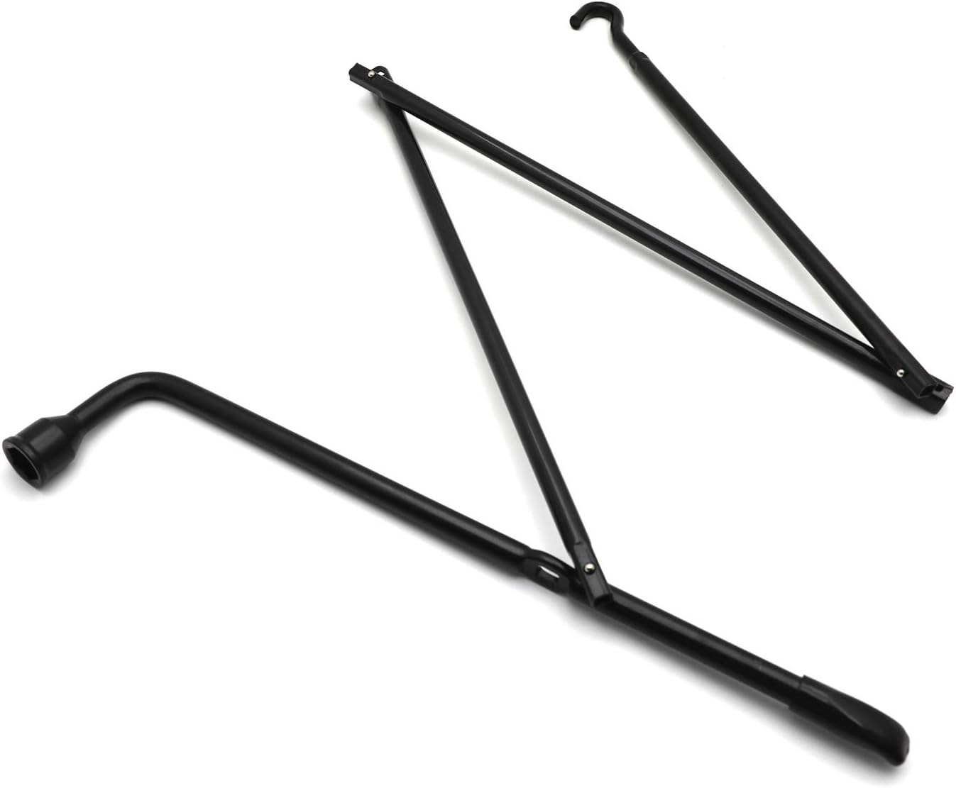 HTTMT- Vehicle F-150 04-14 Spare Tire Tool Lug Wrench Extension Iron Tire Jack w/bag [P/N: ET-CAR-TIRE003-BK]: Automotive