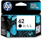HP 62 Black Original Ink Cartridge P/N C2P04AE 200 Page Yield view 2