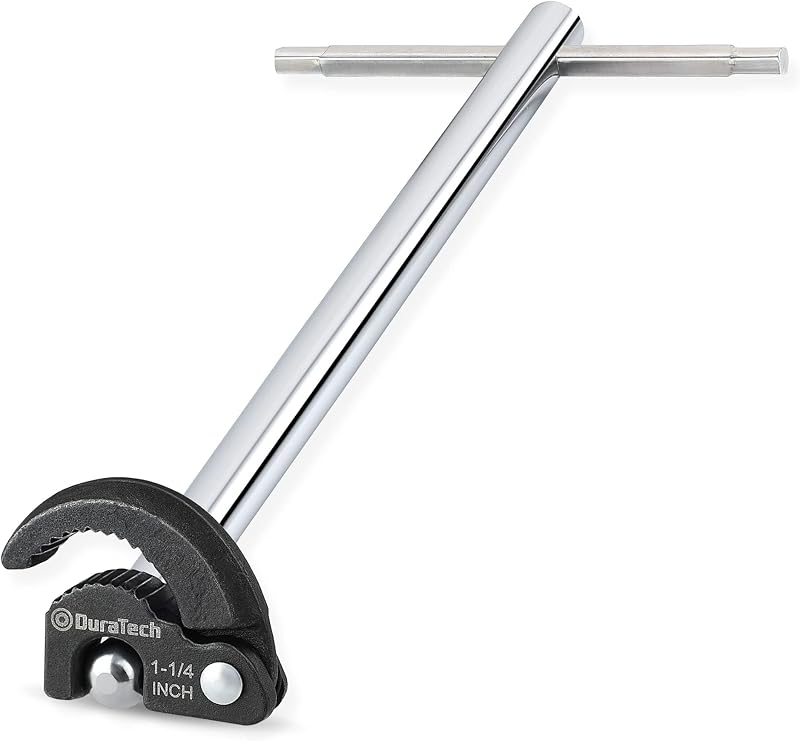 DURATECH 11in Basin Wrench Adjustable Jaw 3/8 to 1-1/4 Inch