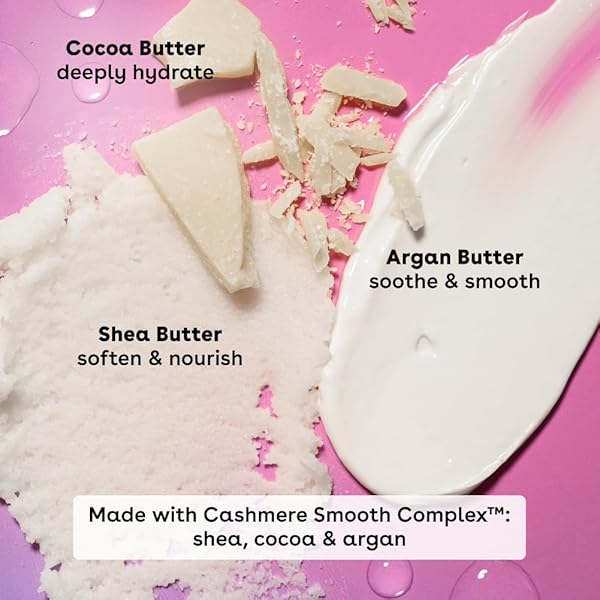 EOS SHEA BETTER CASHMERE BODY WASH, VANILLA CASHMERE, MOISTURIZING, PH BALANCED BODY WASH, CREAMY GEL FORMULA, PARABEN & PHTHALATE FREE, SENSITIVE SKIN, 16 FL OZ