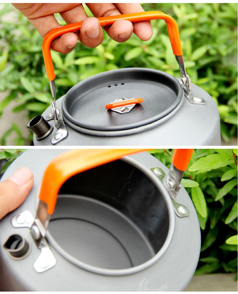 Tentock Energy Saving Aluminum Kettle Camping Tea Pot Coffee Pot Tea