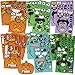 JOYIN 24 PCS Halloween Make-a-face Sticker Sheets, Mix and Match Halloween Decoration Stickers in 6 Designs with Jack-o-Lantern Pumpkin Vampire Witch Frankstein Zombie Halloween Party Supplies