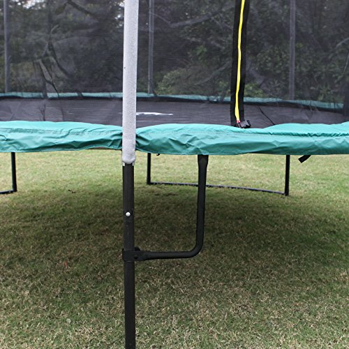 Kangaroo Hoppers 15Feet Round Trampoline with Safety Net Enclosure and