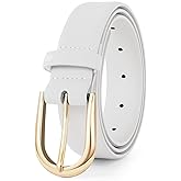 Women Belt for Jeans Pants Fashion Gold Buckle Ladies Dress Waist Belt