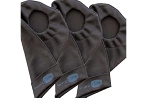 STOMA CLOAK 3-Pack StomaCloak Specialty Odor-Eliminating Ostomy Pouch Covers(2.25 Regular, Black)