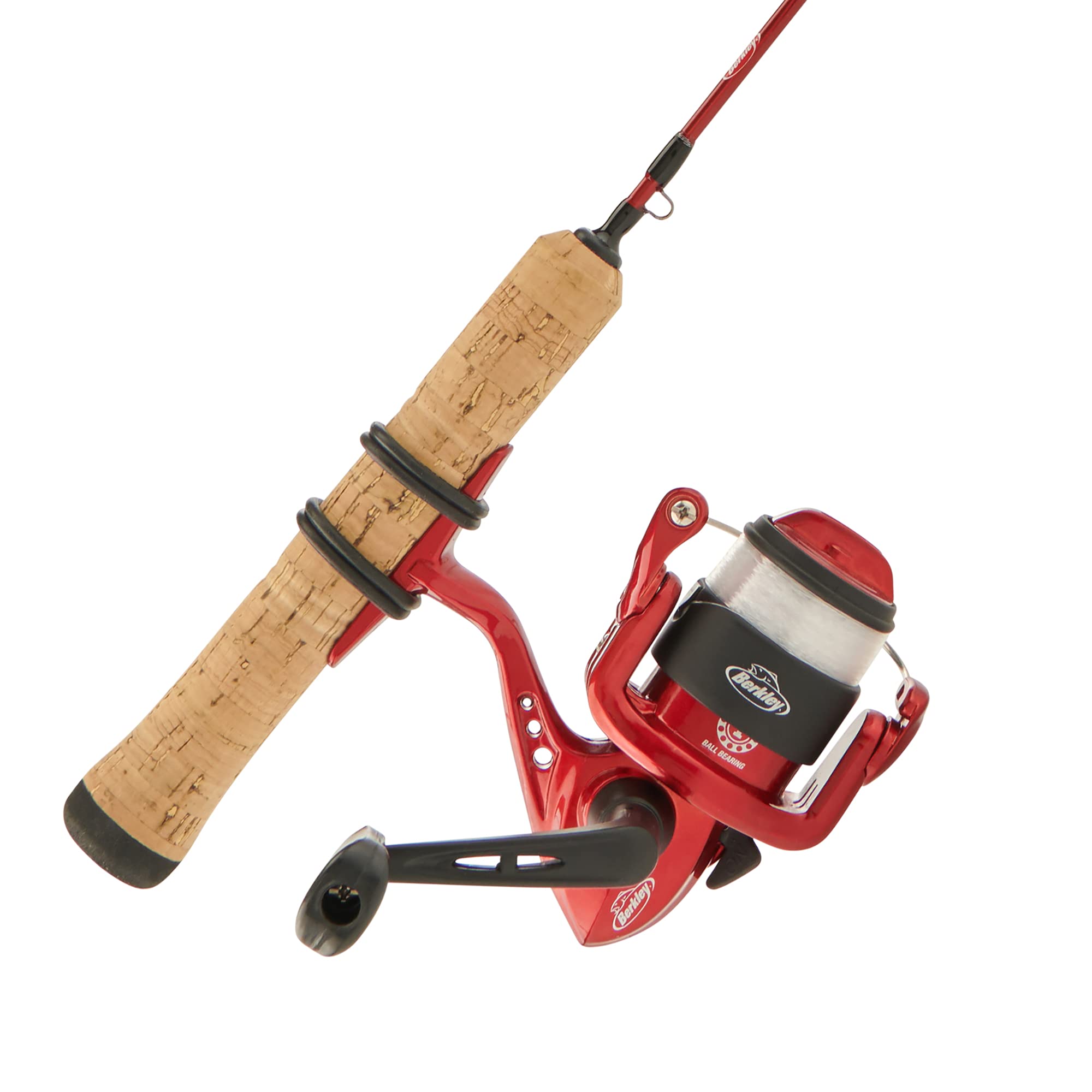 Photo 1 of ***CHECK COMMENTS**** Berkley Cherrywood HD Ice Spinning Reel and Fishing Rod Combo