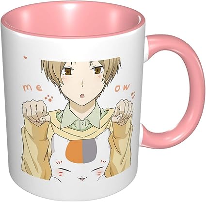 Amazon Co Jp 夏目友人帳 ニャンコ先生 マグ マグカップ コーヒーカップ かわいい セラミック 耐熱カップ セラミック ティーカップ 朝食カップ オフィスマグ おしゃれ One Size ホーム キッチン