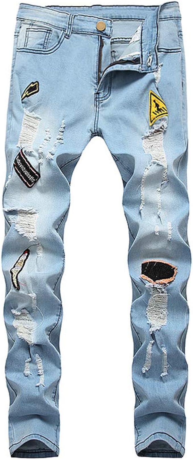 mens designer biker jeans