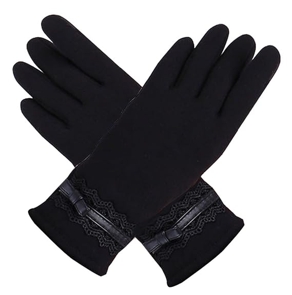 Kapmore Damen Handschuhe Winter Fleece Gefüttert Touchscreen Handschuhe Radfahren
