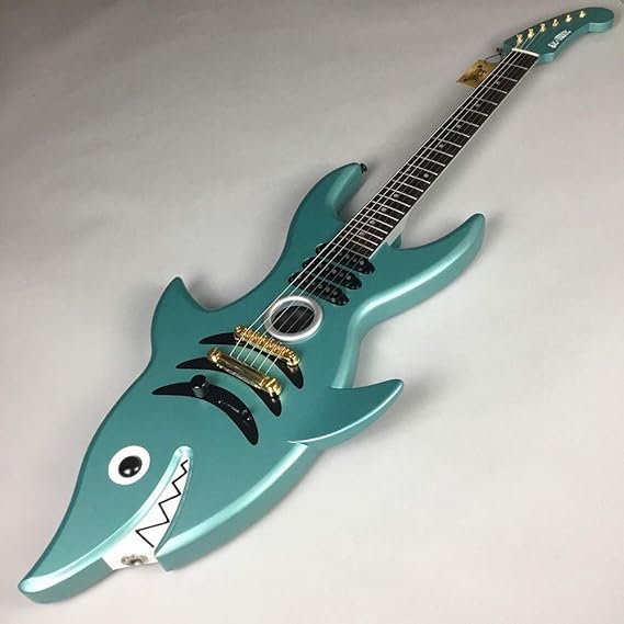 Amazon One Piece The Sk Brook Shark Guitar ソウルキング ブルック シャークギター エレキギター ワンピース エレキギター 楽器