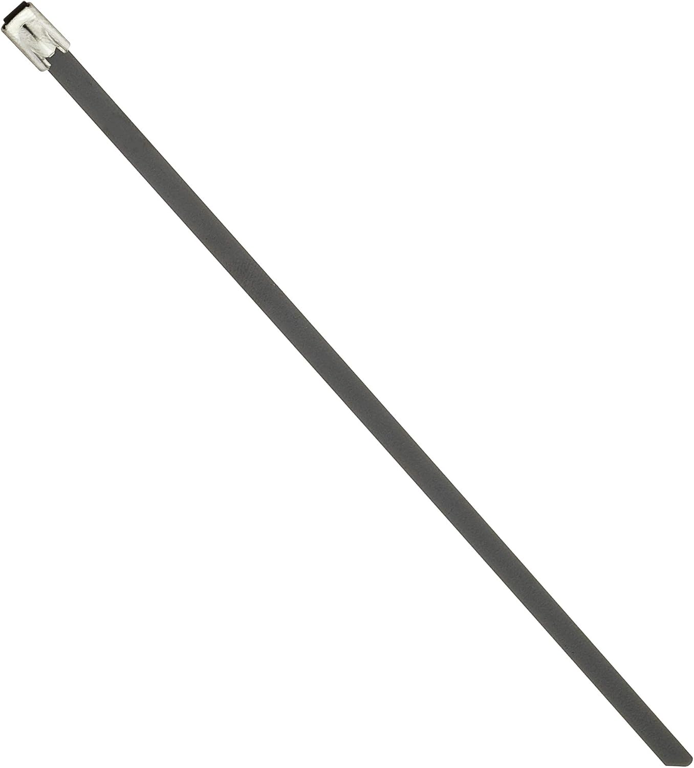 DeLock Stainless Steel Cable Ties L 200 x W 4.6 mm Black Pack of 10
