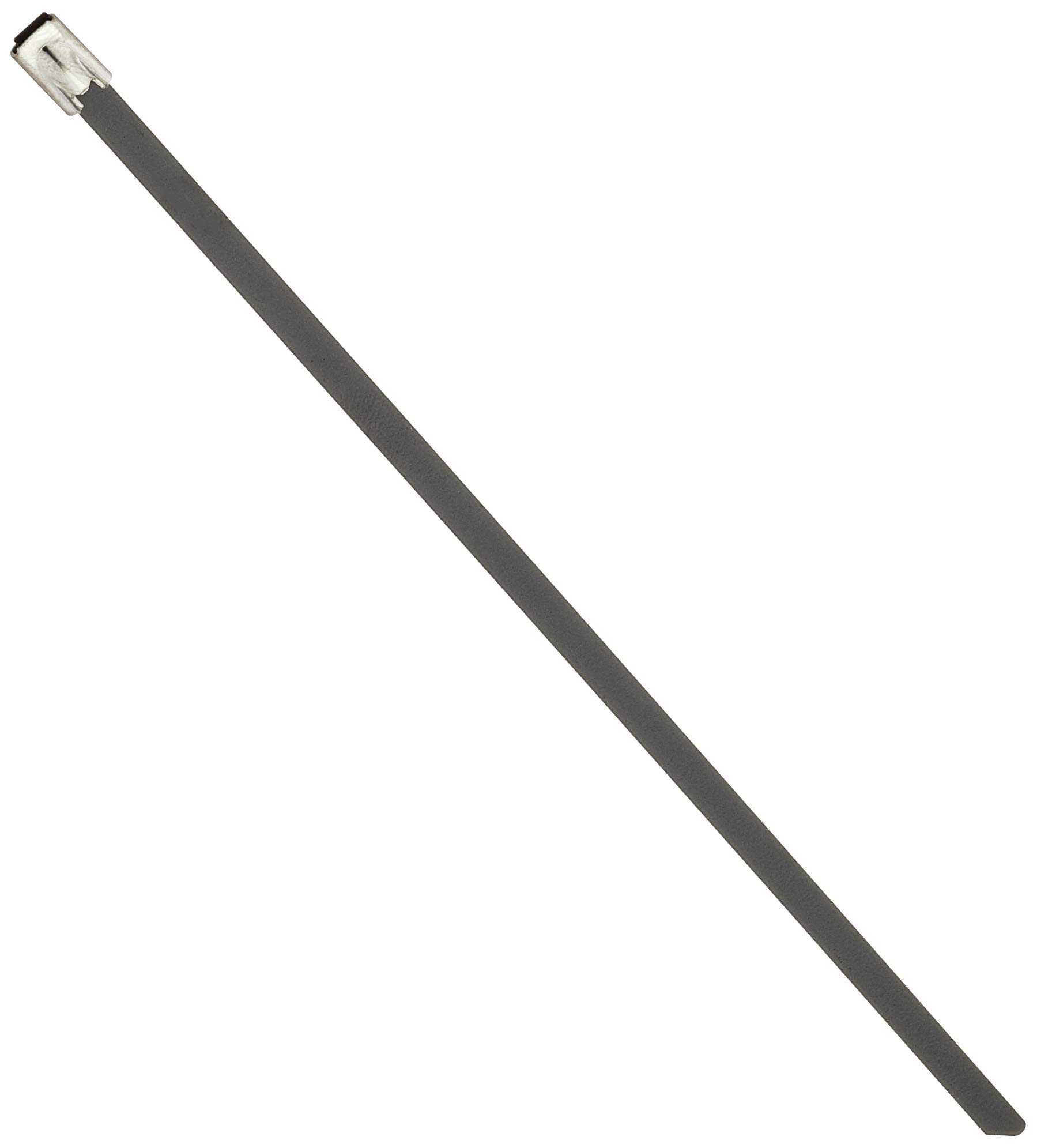 DeLock Stainless Steel Cable Ties L 200 x W 4.6 mm Black Pack of 10