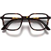 LONDON MOLE® Hollywood reading glasses | Cool square shaped readers | Men’s Women’s Unisex | Spring hinges