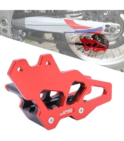 Pattino E Guida Catena Honda CRF 250 R, RX  Dal 2020 , CRF 450 R E Rx Dal 2019 Acerbis Rosso