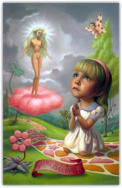 Amazon マークライデンポスター セントバービー キャンバスアートパネルプリントバージンメアリー絵画インテリアアートパネルワークポスターアニメウォールアートパネルホームキッズルームインテリア写真40x60cmフレームなし 絵画 アートフレーム ポスター