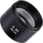 AmScope SM05 0.5X Barlow Lens For SM Series Stereo Microscopes (48mm)