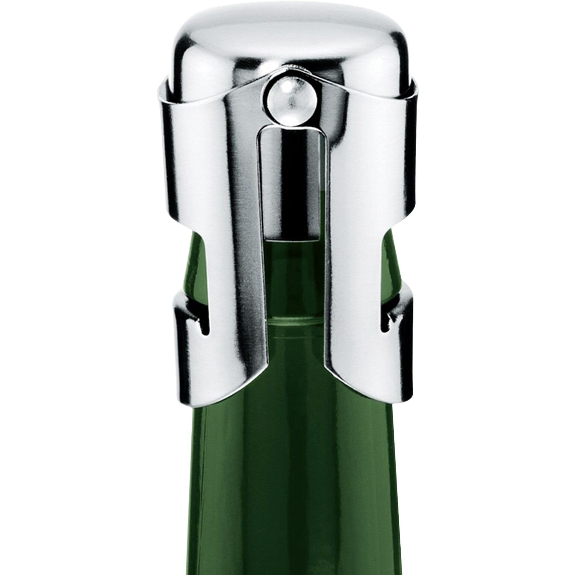 Leopold Vienna LV00320 Champagne Stopper, Stainless Steel, Silver, 12 x 17.5 x 0.6 cm