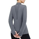 baleaf Thermal Shirts for Women Long Sleeve Turtleneck Tops Fleece Lined Base Layer with Thumb Hole Cold Weather Winter Gear
