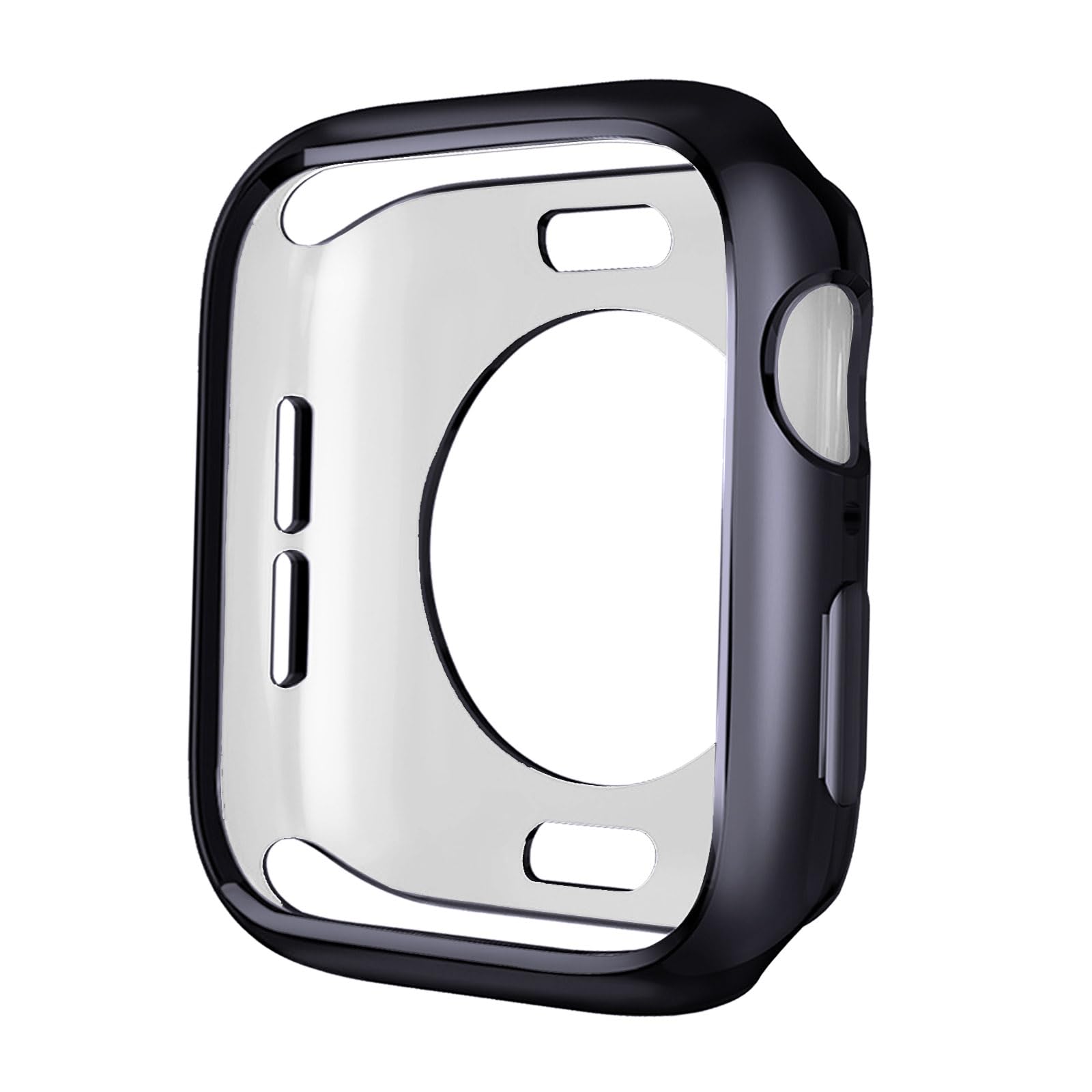 BOTOMALL Compatible with Apple Watch Bumper Case 40mm Series 6/5/4, SE 3/2/1 Soft Flexible TPU Thin Lightweight Protective Cover for iWatch [NO Front Screen Protector]