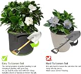 Ayvicco 5-Pack 1 Gallon Heavy Duty Nonwoven Aeration Fabric Pots view 5