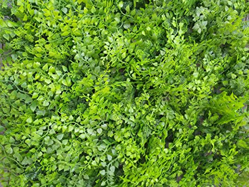 Artificial Hedge Plant Privacy Fence Screen Greenery Panels for Both Outdoor or Indoor, garden or backyard home decorations (48pack around 132 sqf) (20x20 inch Artificial Style B, 48PC)