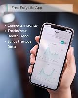 eufy Smart Scales P1 Body Fat Scale Bluetooth 14 Measurements Black view 3