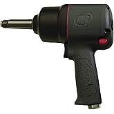 Ingersoll Rand 2130-2 1/2" Air Impact Wrench with 2" Extended Anvil, 550 ft-lbs Max Torque Output, 9500 RPM, Heavy Duty, Lightweight, Use for Changing Tires, Auto Repair, Black