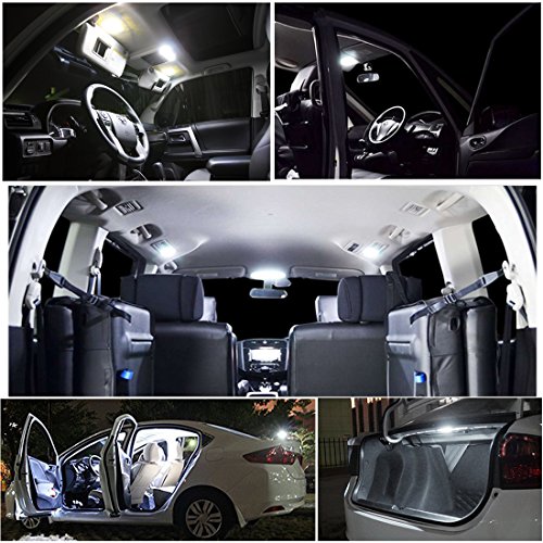 T10 LED Light Bulb W5W 194 Super Bright 3030 2SMD for Car Interior Exterior Lights(T10 10PS-White)