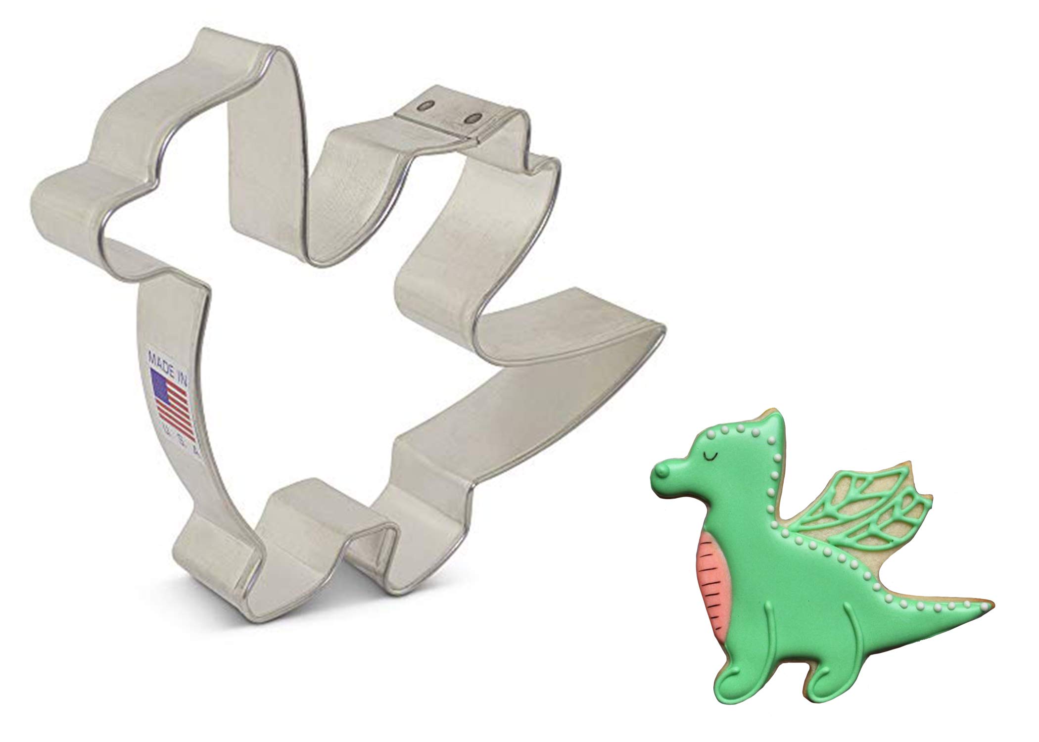 Ann Clark Cookie Cutters Dragon Cookie Cutter, 4"