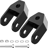 2-4 Inch Rear Shock Extenders, Heavy Duty Steel Extension Bracket | High-tensile steel prevents rust &amp; corrosion. Fits 1999-2026 Silverado, Sierra, Ram 1500, Tahoe, Yukon