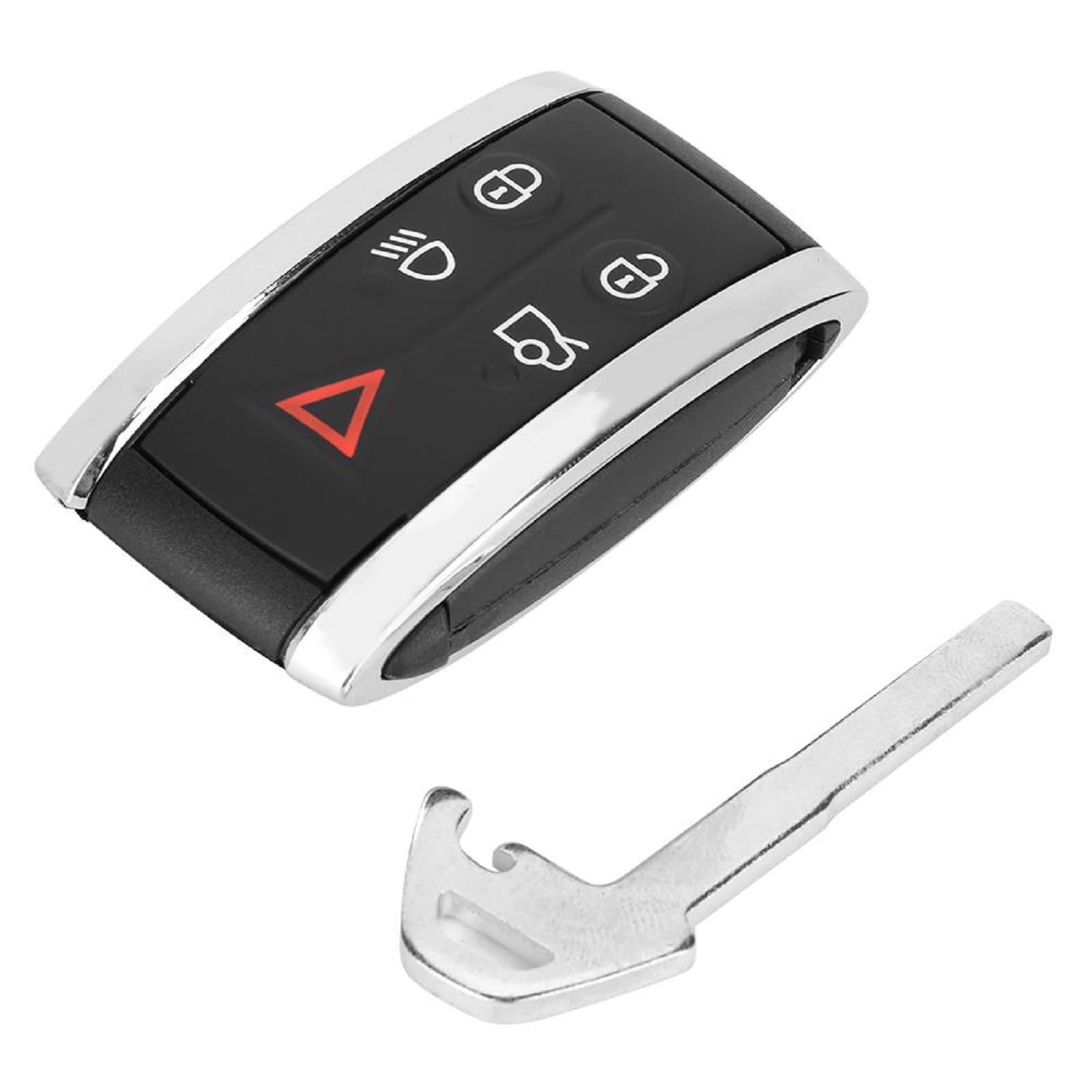 KSTE Car Remote Key Fob Shell Case Replacement Fits Compatible with Jaguar XF 2009-2012 5 Button