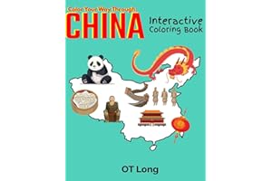 Color Your Way Through China: Interactive Coloring Book