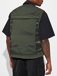 HAWILAND Cargo Vest Men Lightweight Outdoor Travel