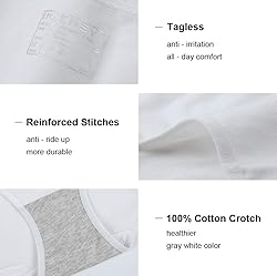 INNERSY Womens Underwear Cotton Hipster Panties