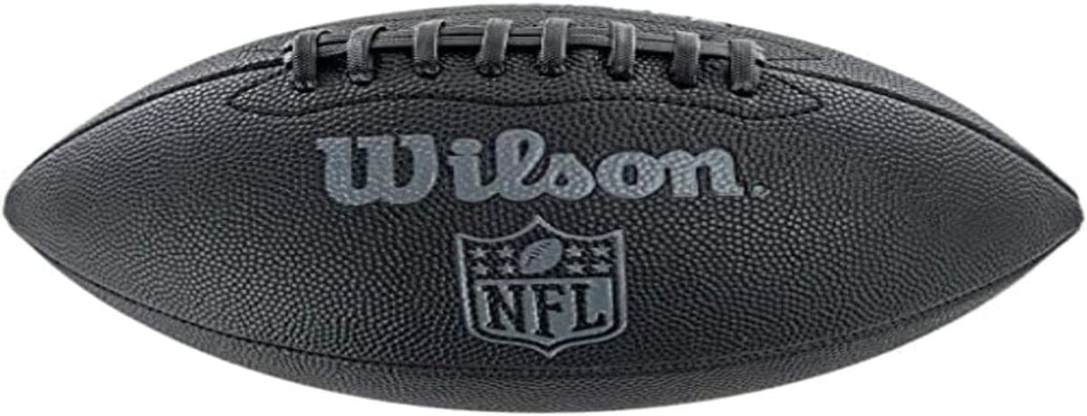 Wilson Unisex-Youth NFL Junior Size Football, Black, Uni