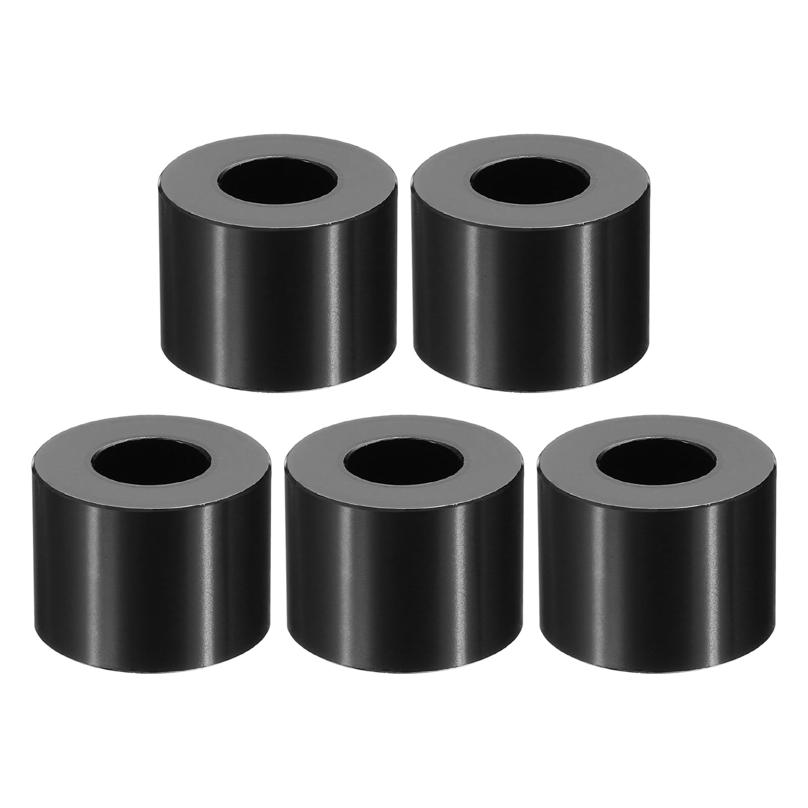 PATIKIL M12 Aluminum Spacers, 5 Pcs Metal Spacer Aluminum M12 x 1" OD x 3/4" L Aluminum Spacer Screw Standoff Round for 1/2" or M12 Screw Bolts