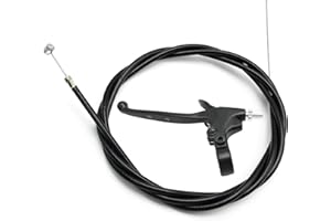 CADUFUELLY 7/8” 22 mm Handlebar Brake Lever with 1.45 m Cable, Left Handlebar Brake Levers, Bicycle Brake Accessories for 2 S