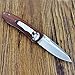 Enlan M028 Hunting Pocket Knives Stainless Steel Blade Rosewood Folding Knife for Everyday Carry Outdoor Camping Survival