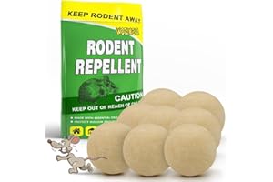 ANEWNICE Rodent Repellent, Mouse Repellents, Mice Repellent,Peppermint Oil to Repel Mice and Rats,Rat Deterrent for House/RV/Boat/Shed/Cabin,Natural Rodent Repellant Indoors,Mice Away-8 Packs