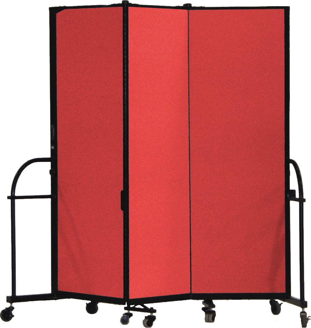 Screenflex Heavy Duty Portable Room Divider (HFSL605DR) 6 Feet High by