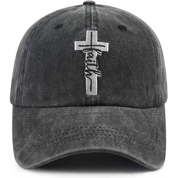 Gorra De Béisbol Con Cruz Cristiana Y Corona De Pinas, Gorra